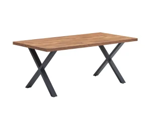 TYC - Salontafel Odin - Accacia hout decor - Zwart beton elementen - 135x65x45cm | Belga Meubelen Discount