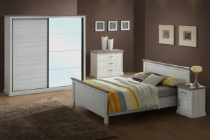 TYC - Slaapkamer Orlando - Grijze Eik - 4-delige set | Belga Meubelen Clearance