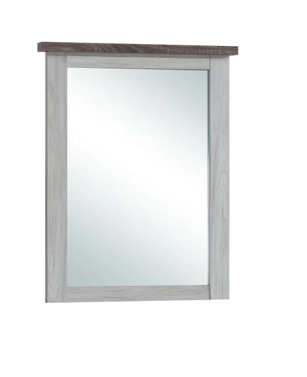 TYC - Spiegel Orlando - Eik//Donkere Eik - 87x69x6cm | Belga Meubelen Discount