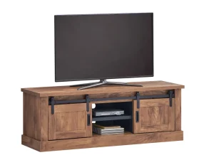 TYC - TV Odin - Accacia hout decor - Zwart beton elementen - 157x46x55cm | Belga Meubelen Clearance
