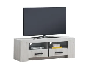 TYC - TV-Meubel Ozark - Witte Eik - 164x47x45cm | Belga Meubelen Best