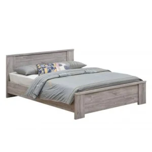 TYC - Tweepersoonsbed Olympia - Grijze Eik - Drie afmetingen - 180x85x200cm | Belga Meubelen Sale