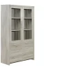 TYC - Vitrine Olga - Grijze Eik - 110x180x39cm | Belga Meubelen New
