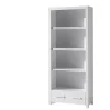 Vipack - Boekenkast Erik - ERBI9014 - Wit - 39x205,5x87cm | Belga Meubelen Hot