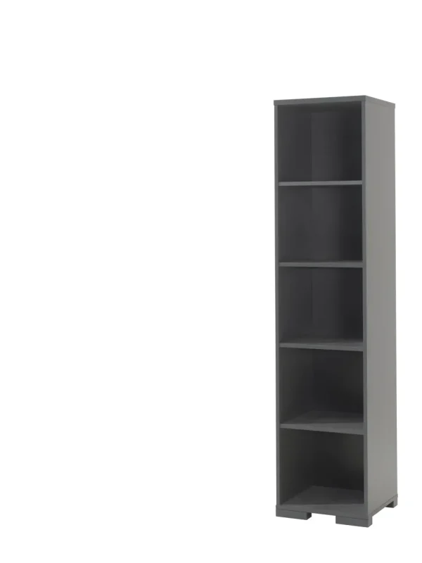 Vipack - Boekenkast London - LDBI1480 - Grijs - 45x195,2xcm | Belga Meubelen Clearance