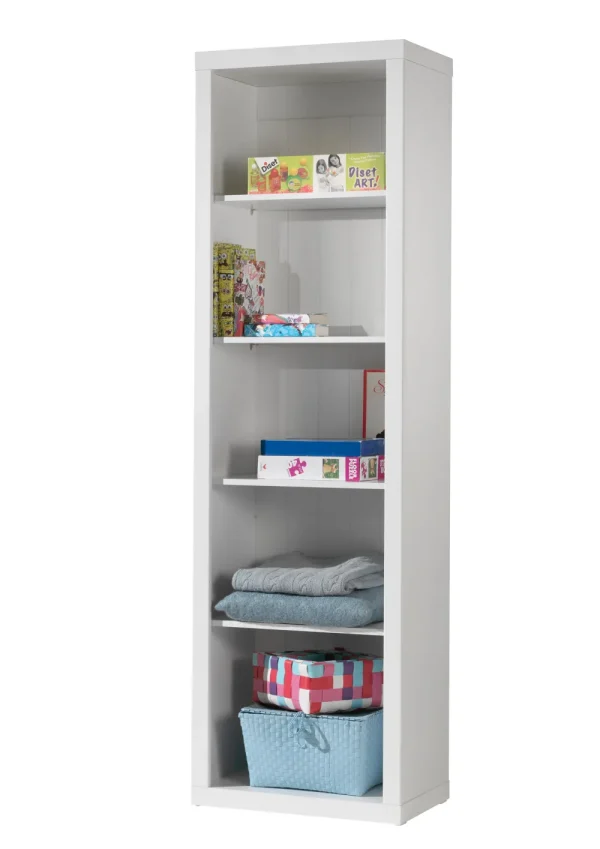Vipack - Boekenkast Robin - ROBI1214 - Wit - 40x204xcm | Belga Meubelen Outlet
