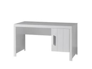 Vipack - Bureau Erik - ERBU1414 - Wit - 72x75,5x137cm | Belga Meubelen Online