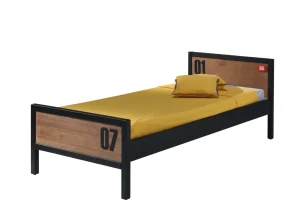 Vipack - Eenpersoonsbed Alex - AXBE9019 - Natuur - 96,5x75x209cm | Belga Meubelen Sale