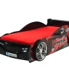 Vipack - Eenpersoonsbed Auto - SCMRX200K - Zwart - 111x56x200cm | Belga Meubelen Fashion