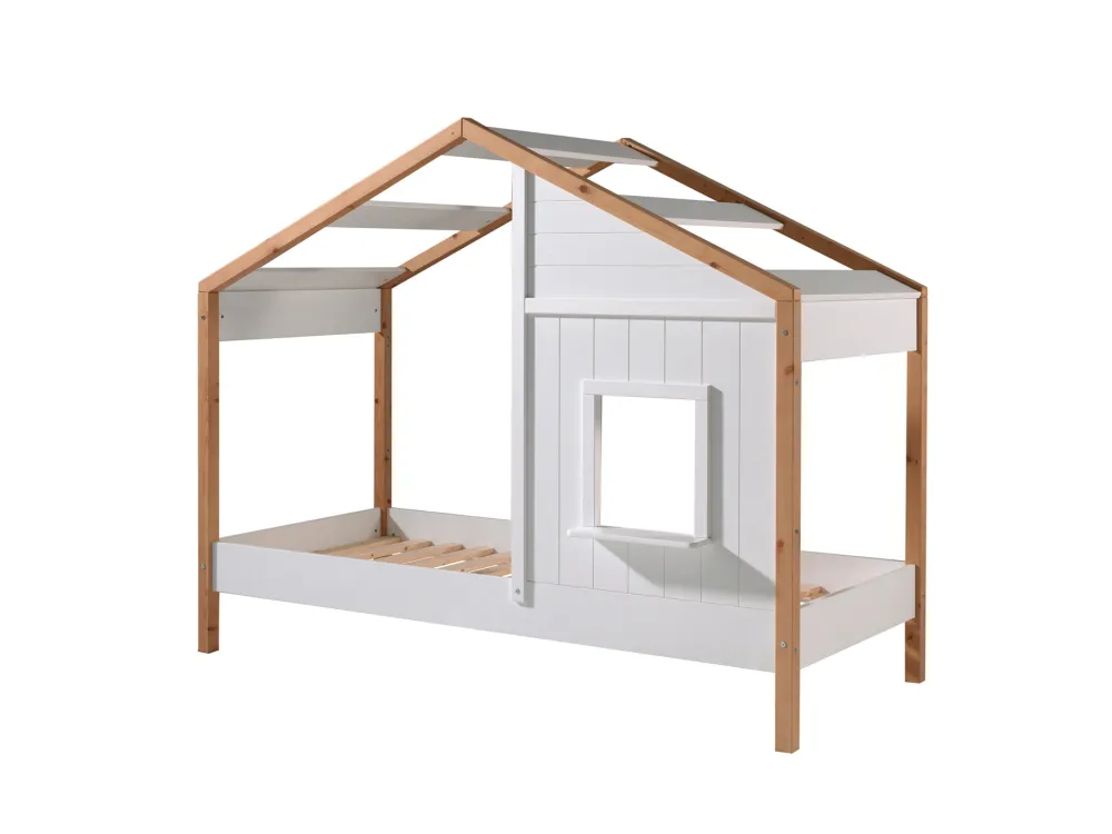 vipack__eenpersoonsbed_ba_0.webp Vipack - Eenpersoonsbed Babs - BSBE9114 - Wit/Natuur - 168,7x106x210cm | Belga Meubelen Sale