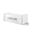 Vipack - Eenpersoonsbed Bonny - BONKB9014 - Wit - 97,5x78,5x207cm | Belga Meubelen Hot