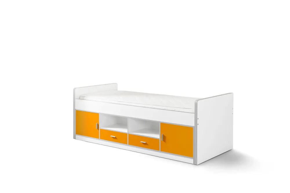 vipack__eenpersoonsbed_bo_0-4.webp Vipack - Eenpersoonsbed Bonny - BONKB9011 - Oranje - 97,5x78,5x207cm | Belga Meubelen Hot