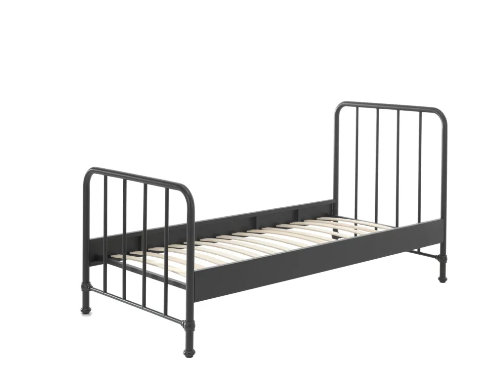 vipack__eenpersoonsbed_br_0-1.webp Vipack - Eenpersoonsbed Bronxx - BRBE9018 - Zwart - 98,5x110x208cm | Belga Meubelen Sale