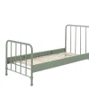 Vipack - Eenpersoonsbed Bronxx - BRBE9093 - Olijfgroen - 98,5x110x208cm | Belga Meubelen Online