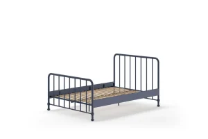 Vipack - Eenpersoonsbed Bronxx - BRBE1407 - Blauw - 146,5x110x208cm | Belga Meubelen Hot