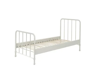 Vipack - Eenpersoonsbed Bronxx - BRBE9014 - Wit - 98,5x110x208cm | Belga Meubelen New