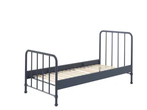 Vipack - Eenpersoonsbed Bronxx - BRBE9007 - Blauw - 98,5x110x208cm | Belga Meubelen New