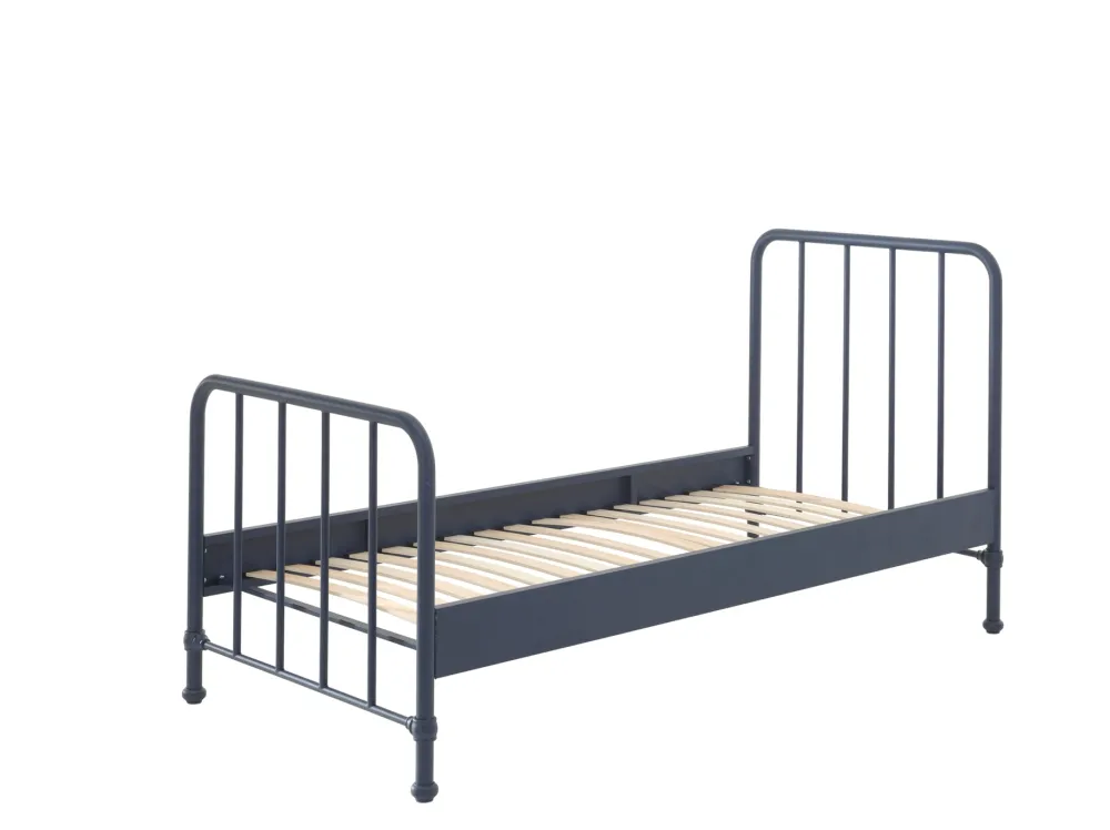 vipack__eenpersoonsbed_br_0-4.webp Vipack - Eenpersoonsbed Bronxx - BRBE9007 - Blauw - 98,5x110x208cm | Belga Meubelen New