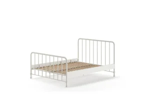 Vipack - Eenpersoonsbed Bronxx - BRBE1614 - Wit - 166,5x110x208cm | Belga Meubelen Discount