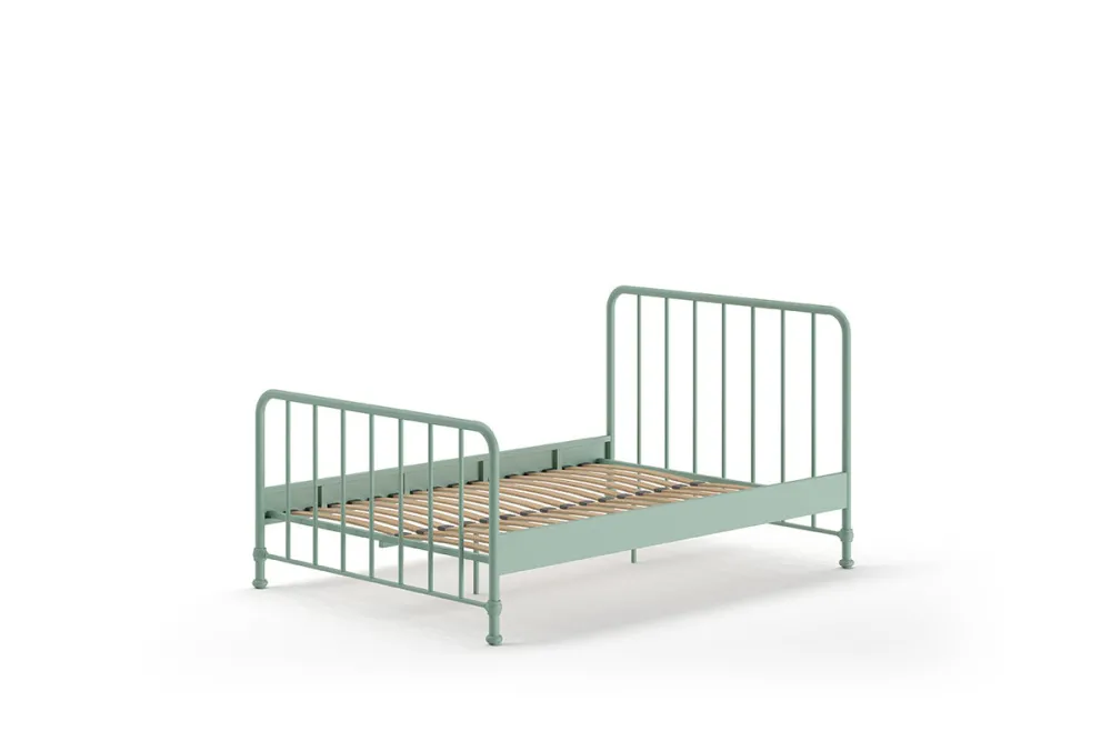vipack__eenpersoonsbed_br_0-9.webp Vipack - Eenpersoonsbed Bronxx - BRBE1493 - Olijfgroen - 146,5x110x208cm | Belga Meubelen Clearance