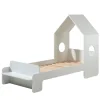 Vipack - Eenpersoonsbed Casami - CSBE9014 - Wit - 93,6x142,6x229,7cm | Belga Meubelen Hot