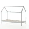 Vipack - Eenpersoonsbed Dallas - DALP9014 - Wit - 98,4x159,5x208cm | Belga Meubelen New