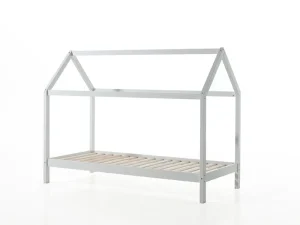 Vipack - Eenpersoonsbed Dallas - DALP9014 - Wit - 98,4x159,5x208cm | Belga Meubelen New