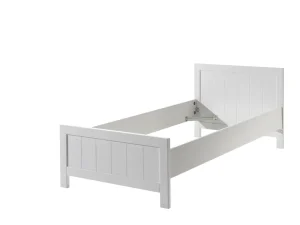 Vipack - Eenpersoonsbed Erik - ERBE9014 - Wit - 96x77x208cm | Belga Meubelen Hot