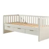Vipack - Eenpersoonsbed Fritz - FZKB9114 - Wit - 98,2x85,5x211,2cm | Belga Meubelen New