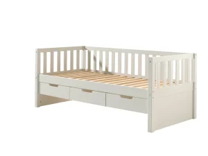 Vipack - Eenpersoonsbed Fritz - FZKB9114 - Wit - 98,2x85,5x211,2cm | Belga Meubelen New