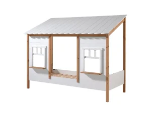 Vipack - Eenpersoonsbed Housebed - HB900514 - Wit - 174x107,5x214,5cm | Belga Meubelen Best