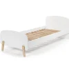 Vipack - Eenpersoonsbed Kiddy - KIBE9014 - Wit - 95x72,5x205,5cm | Belga Meubelen New