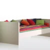 Vipack - Eenpersoonsbed Lara - LAKB9014 - Wit - 96x76,5x200cm | Belga Meubelen Fashion