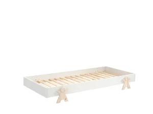 Vipack - Eenpersoonsbed Modulo - MDBE9214 - Wit - 93,8x27,5x200cm | Belga Meubelen Clearance