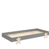 Vipack - Eenpersoonsbed Modulo - MDBE9215 - Grijs - 93,8x27,5x200cm | Belga Meubelen Discount
