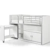 Vipack - Halfhoogslaper Bonny - BONHS9114 - Wit - 96x121x207cm | Belga Meubelen Clearance