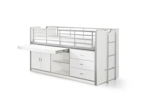 Vipack - Halfhoogslaper Bonny - BONHS9514 - Wit - 96x116x207cm | Belga Meubelen Sale