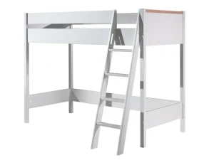 Vipack - Halfhoogslaper London - LDHS9014 - Wit - 138,6x160x200cm | Belga Meubelen Hot