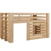 Vipack - Halfhoogslaper Oliver - OLHS9012 - Eik - 97,2x114,5x200cm | Belga Meubelen Online