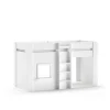 Vipack - Halfhoogslaper Reno - REHS9514 - Wit - 103,4x120,1x200cm | Belga Meubelen Online