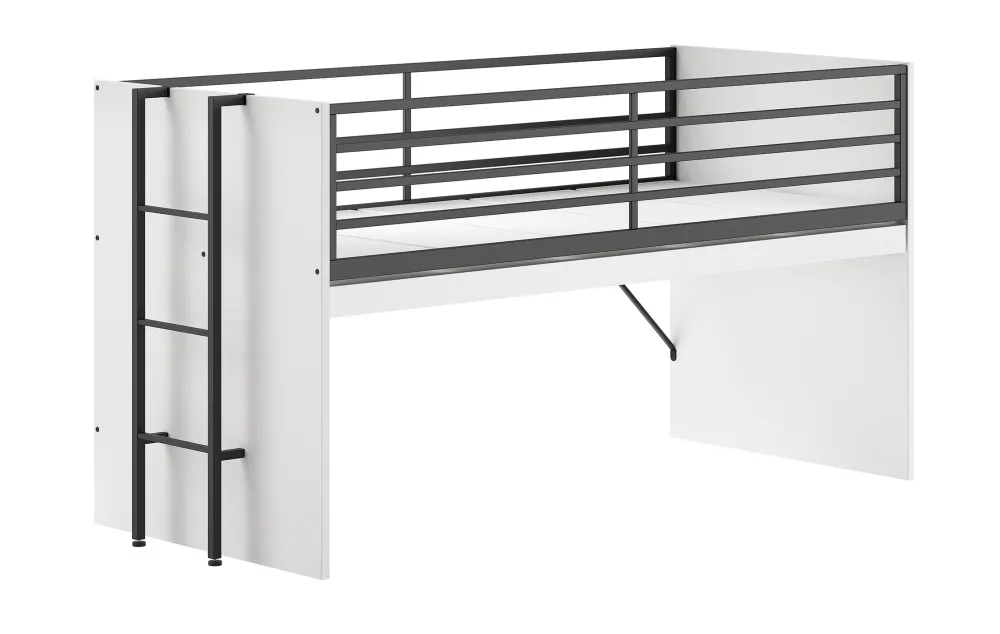 vipack__halfhoogslaper_sa_0-2.webp Vipack - Halfhoogslaper Sam - SAHS8514 - Wit/Zwart - 98x117x200cm | Belga Meubelen New