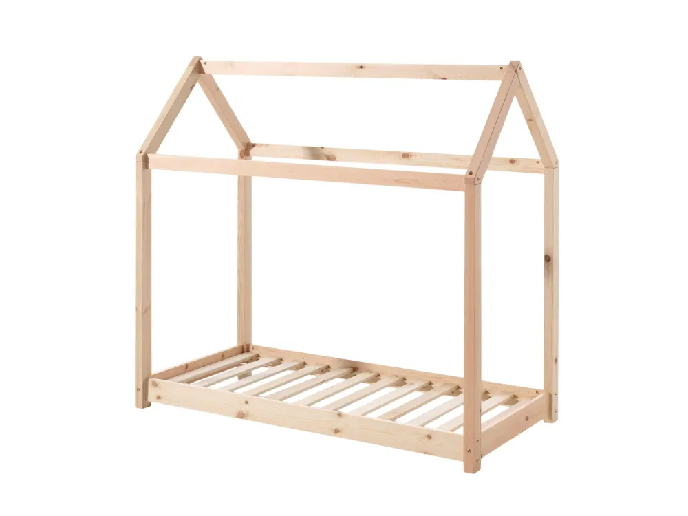 vipack__juniorbed_cabane__0-1.webp Vipack - Juniorbed Cabane - CABE7010 - Natuur - 78x132x146cm | Belga Meubelen Hot