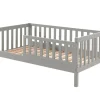 Vipack - Juniorbed Peuterbed - PBBE7015 - Grijs - 76x60x120cm | Belga Meubelen New