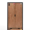 Vipack - Kleerkast Alex - AXKL1219 - Natuur - 55x200x100cm | Belga Meubelen Online