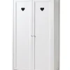 Vipack - Kleerkast Amori - AMKL1214 - Wit - 57x190,5x110cm | Belga Meubelen Fashion