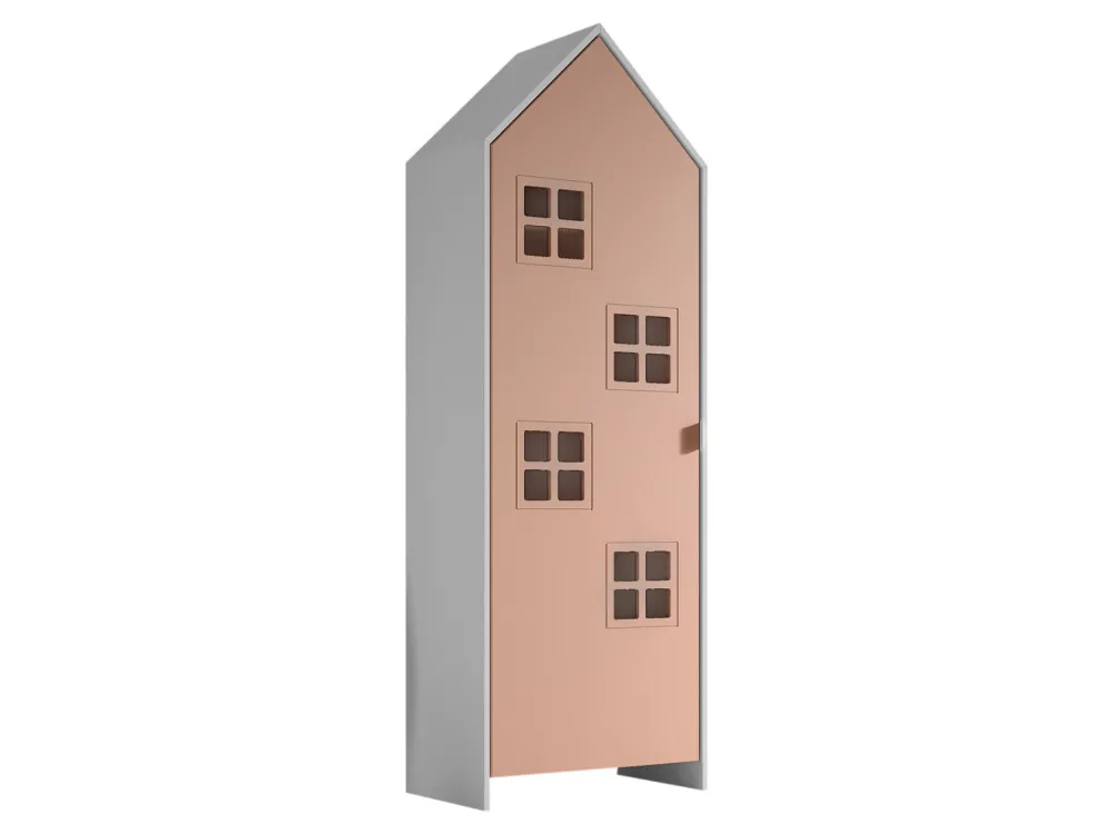 vipack__kleerkast_casami__0-1.webp Vipack - Kleerkast Casami - CSBR1413 - Roze - 37x171,5x57,6cm | Belga Meubelen New