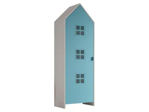Vipack - Kleerkast Casami - CSBR1307 - Blauw - 37x171,5x57,6cm | Belga Meubelen Outlet
