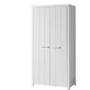 Vipack - Kleerkast Erik - ERKL1214 - Wit - 57,5x205,5x99,5cm | Belga Meubelen Clearance
