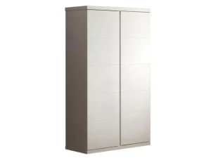 Vipack - Kleerkast Lara - LAKL1214 - Wit - 57x204,5xcm | Belga Meubelen Clearance