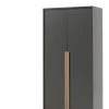 Vipack - Kleerkast London - LDKL1280 - Grijs - 56x195,2xcm | Belga Meubelen Sale